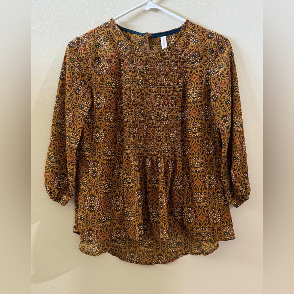 Xhilaration Bold Patterned Blouse